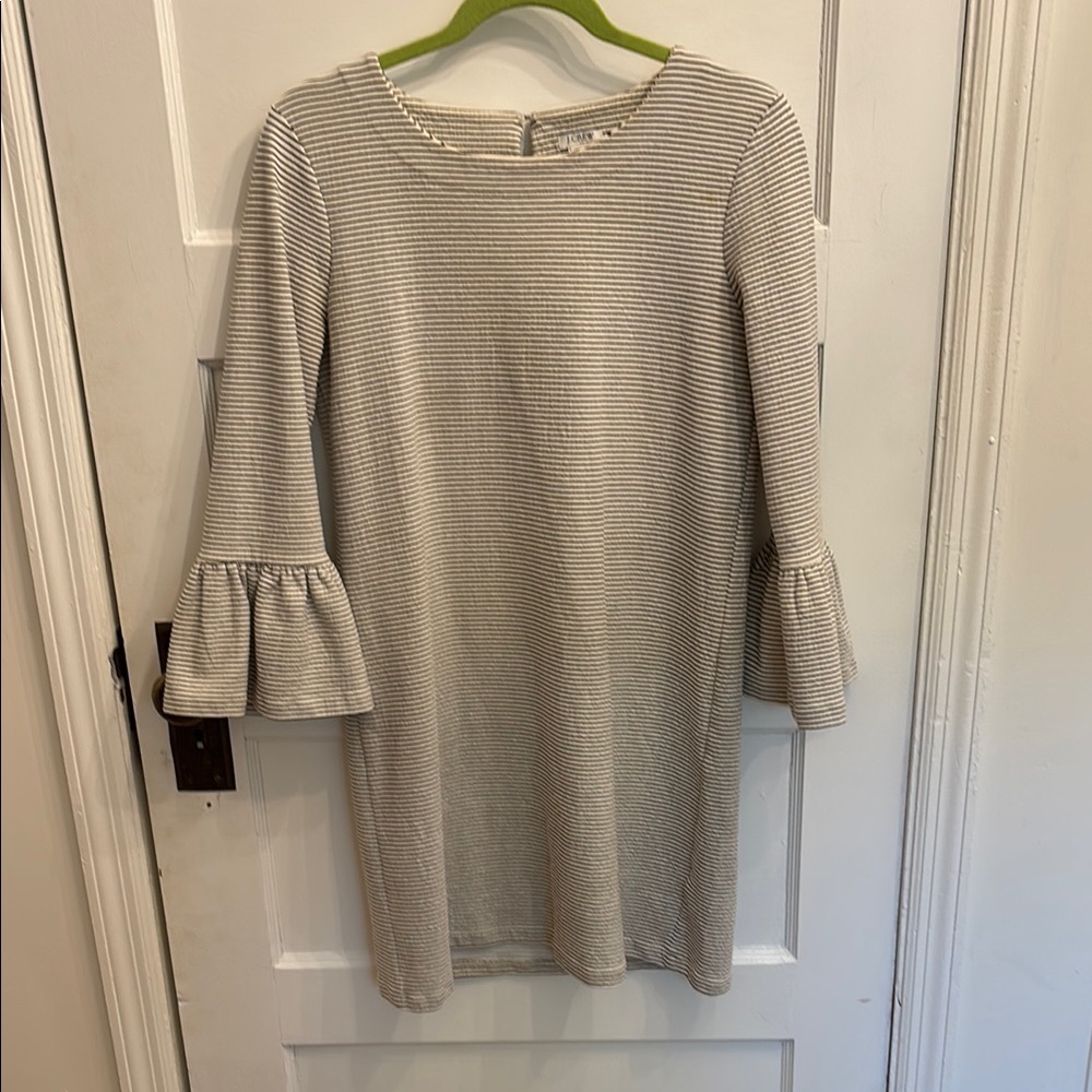 Striped Bell Sleeve Dress